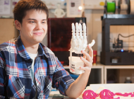 Un inventor solidario que imprimió un sueño en 3D